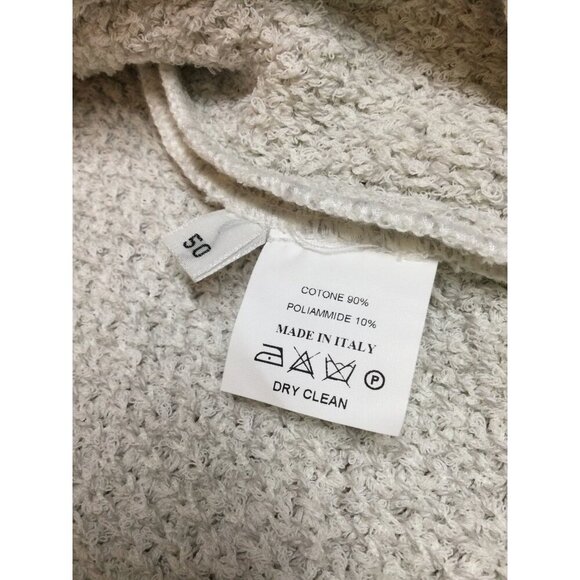 Amina Rubinacci Womens Open Front Cardigan Sweater Jacket Size 50 US 14 - Picture 6 of 9